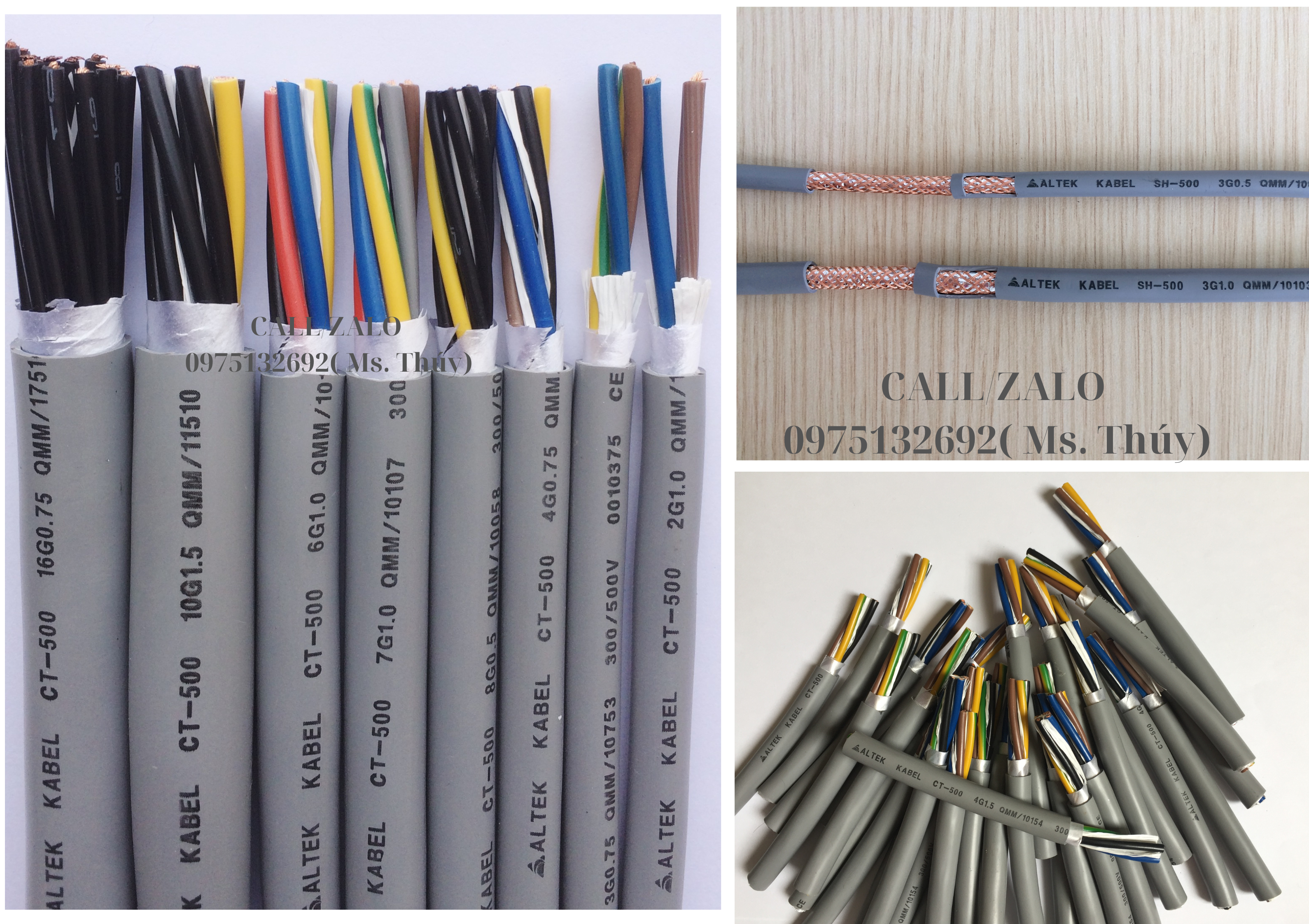 Cáp điều khiển Altek kabel nhiều lõi CU/PVC/PVC